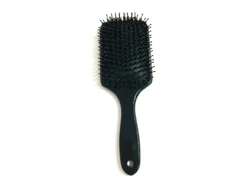 Boar Bristle Massage Puinen mela Detangler Bamboo Hair Harja