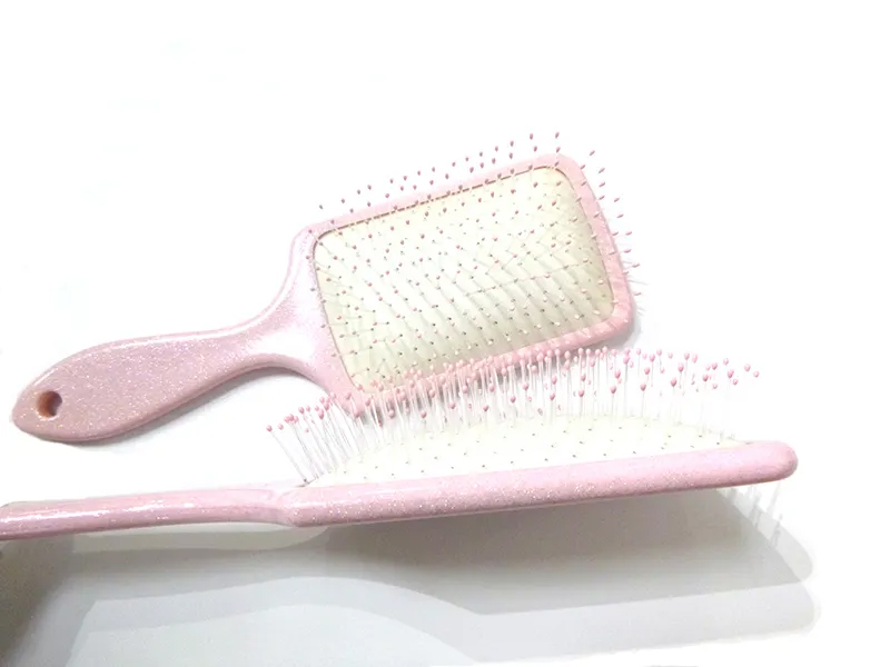 Pinkki Detangling Paddle -hiusharja