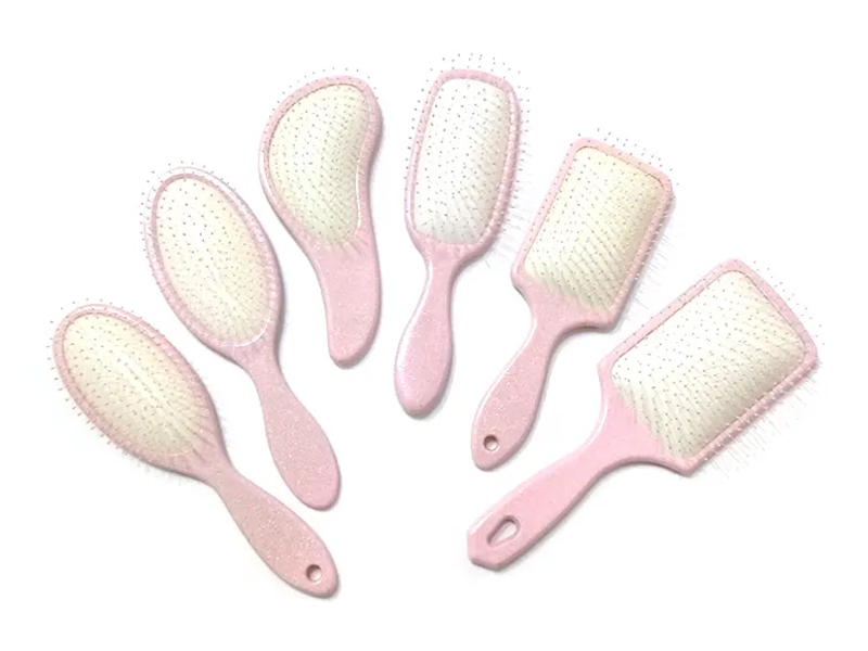 Pinkki Detangling Paddle -hiusharja