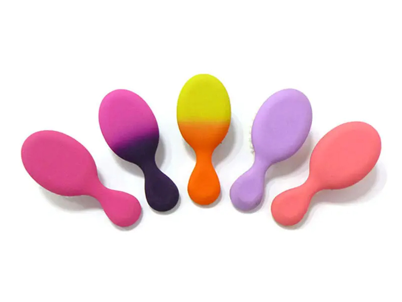 Brosse a Cheveux Afro Tangle -hiusharja miesten kumipinnoitteella