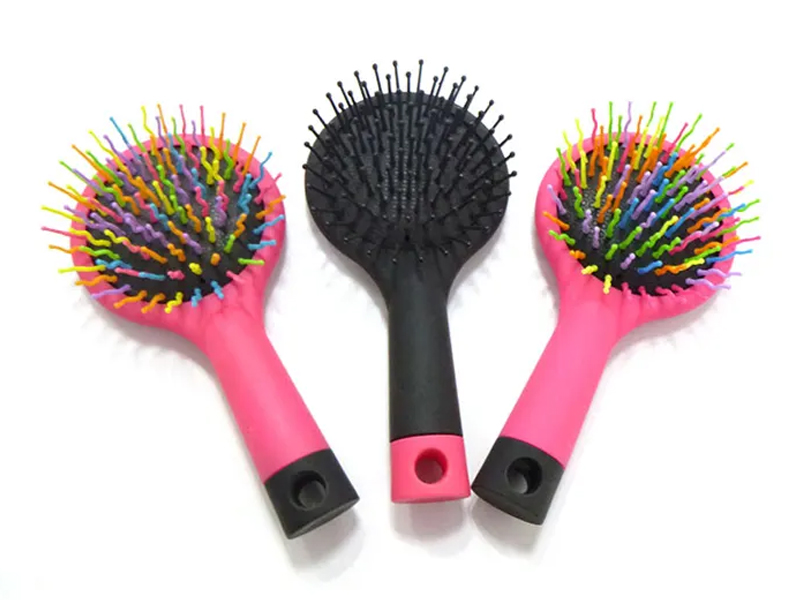 Air Cushion Bristle Mini Söpöt Big Head -hiusharjat