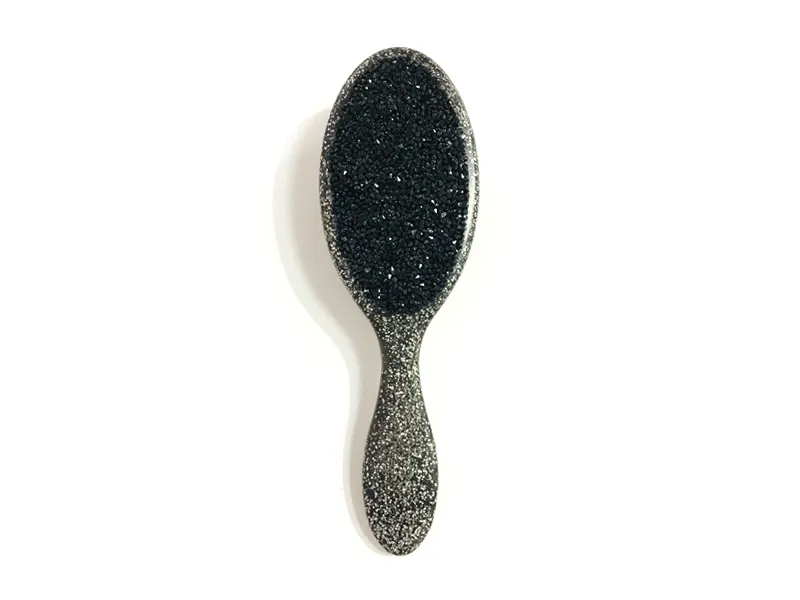 Koru Bling Oval Muovinen hiusharja kahvalla